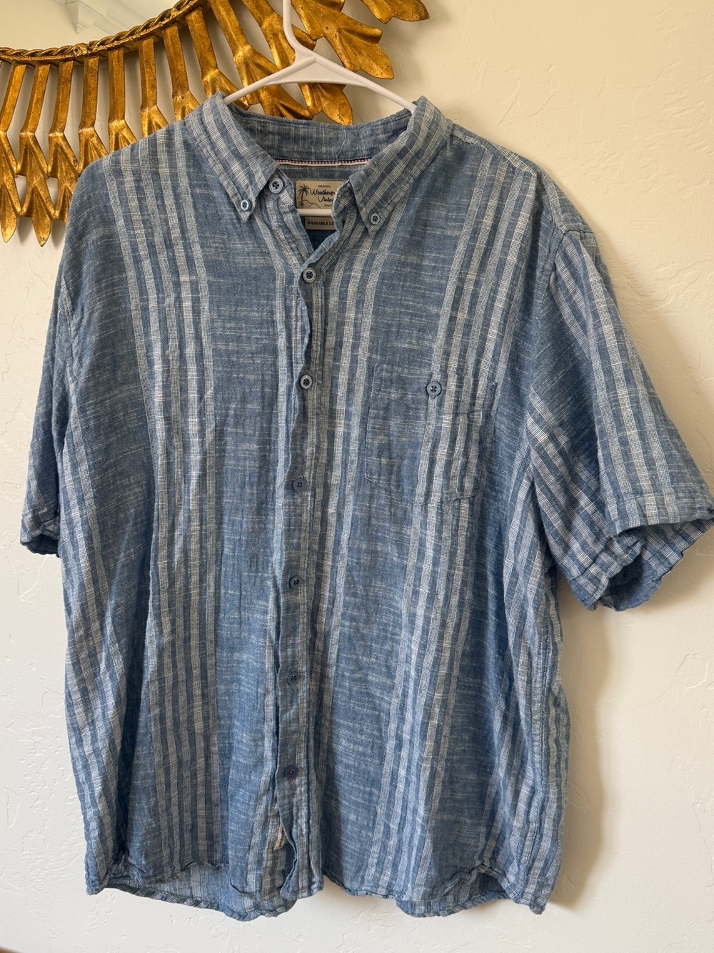 Men's Weatherproof Vintage Linen button up